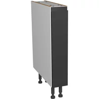 Pull Out Base Unit With Wirework Capri Dark Grey 150Mm