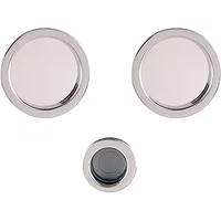 Sliding Door Passage Set Polished S/Steel