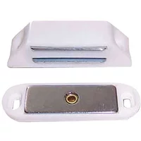 Magnetic Catch Double White Pk8