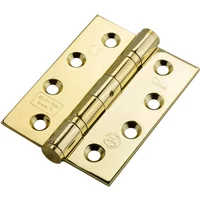 Efb Class 13 Firedoor Hinge Polished Brass 102 X 76Mm Pk3