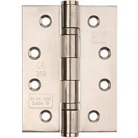 HSS Hire Get 42% Discount on Class 13 Satin Stainless Steel Firedoor Hinges 100x75mm Pk12