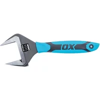 Ox Pro Adjustable Extra Wide Jaw Wrench 12Inch 300Mm