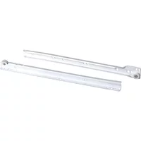 Drawer Runner Bottom Fix White 450Mm