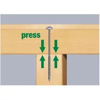 Spax Wirox Construction Screw 6 X 180Mm Pk100