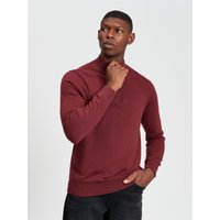 Long Sleeve 1 4 Zip Funnel Neck Sweater