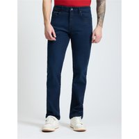 Ben Sherman Enjoy 53% Discount on Navy Overdye StraightFit Jeans in Blue Black Denim