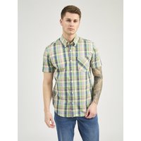 Gingham Overcheck Shirt Grass