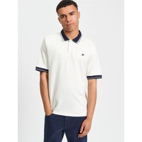 Trim Block Polo Snow White