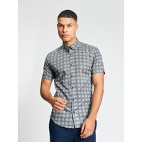 Short Sleeve Gradient Print Shirt