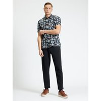 Short Sleeve Watercolour Floral Print Shirt