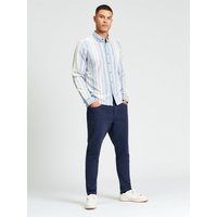 Long Sleeve Chambray Stripe Shirt