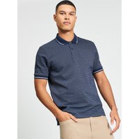 Jacquard Polo Dark