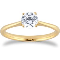 18ct Yellow Gold 0.70cttw Brilliant Cut Diamond Solitaire Engagement Ring - Ring Size L
