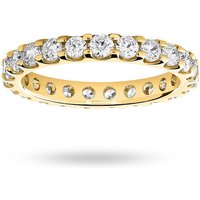 9 Carat Yellow Gold 1.50 Carat Brilliant Cut Claw Set Full Eternity Ring - Ring Size O