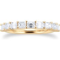 18ct Yellow Gold 0.90cttw Emerald Stacker Eternity Ring - Ring Size L