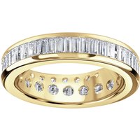 9ct Yellow Gold 2.05cttw Baguette Cut Channel Set Diamond Full Eternity Ring - Ring Size P