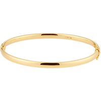 9ct Yellow Gold 3mm Round Tube Bangle