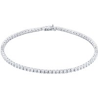18ct White Gold 2.00cttw Diamond Line Bracelet
