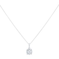 18ct White Gold 0.50ct Diamond Amore Cluster Pendant
