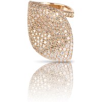 Aleluiá Ring in 18ct Rose Gold with Diamonds - Ring Size N