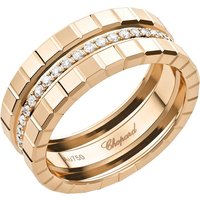 Ice Cube Ring, Ethical Rose Gold, Diamonds - Size 53