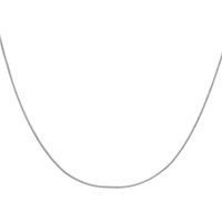 9ct White Gold 40cm (16) Curb Chain 0.6 Width at Goldsmiths Jewellery 9ct White Gold 40cm (16) Curb Chain 0.6 Width.