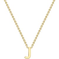 9ct Yellow Gold Letter J Pendant