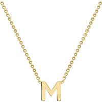 9ct Yellow Gold Letter M Pendant