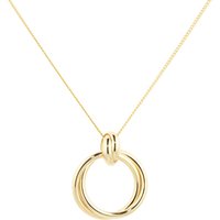 18ct Yellow Gold Circle Pendant