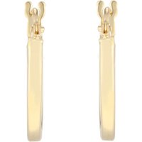 18ct Yellow Gold 16mm Small Hoop Earrings