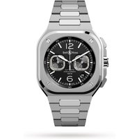 Br 05 Chrono Black Steel 42mm at Goldsmiths Jewellery Br 05 Chrono Black Steel 42mm.