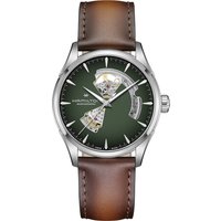 Jazzmaster Open Heart Auto 42mm Unisex Watch Green