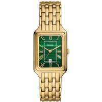 Raquel Three-Hand Date Gold-Tone Stainless Steel Ladies Watch