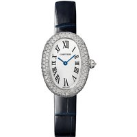 Baignoire Watch, Small Model, Quartz Movement, 18K White Gold Case