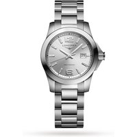 Conquest 29.5mm Ladies Watch Sunray Silver at Goldsmiths Jewellery Conquest 29.5mm Ladies Watch Sunray Silver.