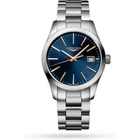 Conquest Classic 34mm Ladies Watch Blue at Goldsmiths Jewellery Conquest Classic 34mm Ladies Watch Blue.