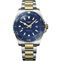 HydroConquest Quartz 42mm Mens Watch Bi-Colour Blue