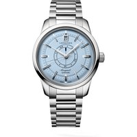 Conquest Heritage Central Power Reserve 38mm Mens Watch Blue