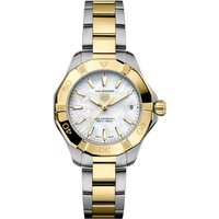 Aquaracer Professional 200 Solargraph 34mm Ladies Watch 18k Yellow Gold