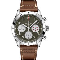 Classic AVI Chronograph 42 Curtiss P-40 Warhawk Leather Strap Watch