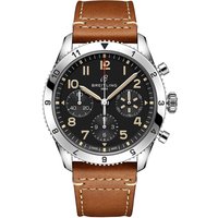 Classic AVI Chronograph 42 P-51 Mustang Leather Strap Watch