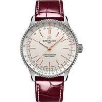 Navitimer 36mm Ladies Watch Silver Alligator