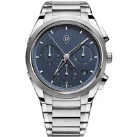 TONDA PF Chronograph Steel Platinum Milano Blue 42mm Mens Watch
