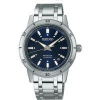 Presage Style 60's 'Elegant Yet Rugged' 39.5mm Mens Watch Navy at Goldsmiths Jewellery Presage Style 60's 'Elegant Yet Rugged' 39.5mm Mens Watch Navy.
