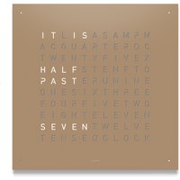CLASSIC Stainless Steel Hazelnut Wall Clock 45cm