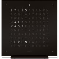 TOUCH Deep Black Table Clock 13.5cm