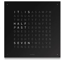 LARGE Stainless Steel Black Pepper Wall Clock 90cm
