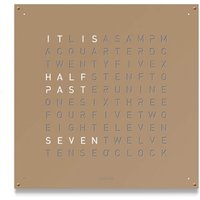 LARGE Stainless Steel Hazelnut Wall Clock 90cm