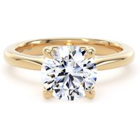 18ct Yellow Gold 2.00cttw Brilliant Cut Lab Grown Diamond Solitaire Engagement Ring - Ring Size K