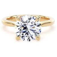 18ct Yellow Gold 3.00cttw Brilliant Cut Lab Grown Diamond Solitaire Engagement Ring - Ring Size Z